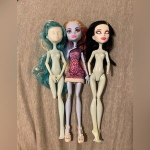 Monster high g1 doll Lot scarah screams vandala doubloons abbey bominable OOAK